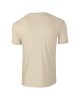 Softstyle rövid ujjú környakas póló, Gildan GI64000, Sand-3XL