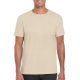 Softstyle rövid ujjú környakas póló, Gildan GI64000, Sand-4XL