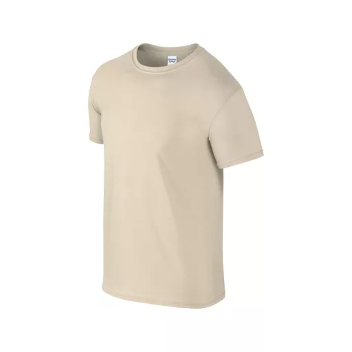 Softstyle rövid ujjú környakas póló, Gildan GI64000, Sand-S