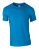 Softstyle rövid ujjú környakas póló, Gildan GI64000, Sapphire-2XL