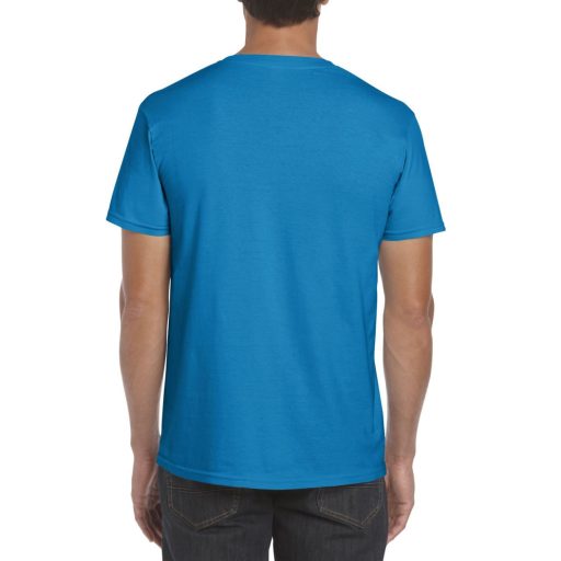 Softstyle rövid ujjú környakas póló, Gildan GI64000, Sapphire-3XL