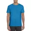 Softstyle rövid ujjú környakas póló, Gildan GI64000, Sapphire-4XL