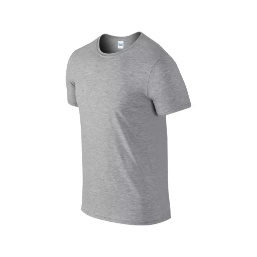 Softstyle rövid ujjú környakas póló, Gildan GI64000, RS Sport Grey-S