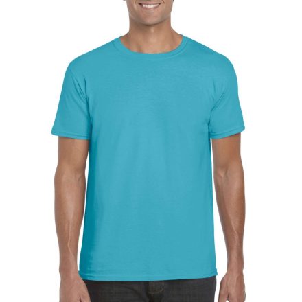 Softstyle rövid ujjú környakas póló, Gildan GI64000, Tropical Blue-L