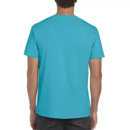 Softstyle rövid ujjú környakas póló, Gildan GI64000, Tropical Blue-M