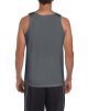 Softstyle ujjatlan férfi pamut póló, Gildan GI64200, Charcoal-S