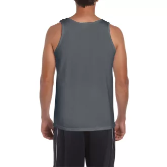   Softstyle ujjatlan férfi pamut póló, Gildan GI64200, Charcoal-S