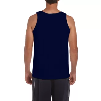   Softstyle ujjatlan férfi pamut póló, Gildan GI64200, Navy-S