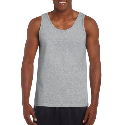 Softstyle ujjatlan férfi pamut póló, Gildan GI64200, RS Sport Grey-2XL