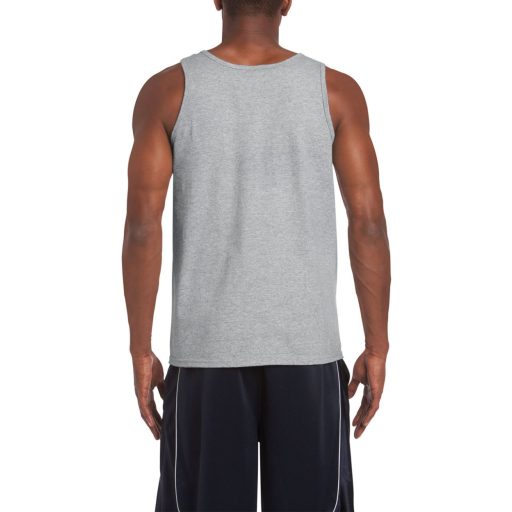 Softstyle ujjatlan férfi pamut póló, Gildan GI64200, RS Sport Grey-2XL