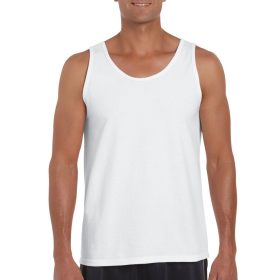   Softstyle ujjatlan férfi pamut póló, Gildan GI64200, White-2XL