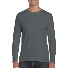   Softstyle hosszú ujjú pamut póló, Gildan GI64400, Charcoal-2XL