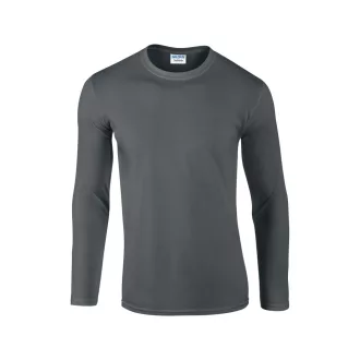   Softstyle hosszú ujjú pamut póló, Gildan GI64400, Charcoal-2XL
