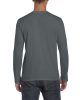 Softstyle hosszú ujjú pamut póló, Gildan GI64400, Charcoal-S