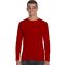Softstyle hosszú ujjú pamut póló, Gildan GI64400, Red-S