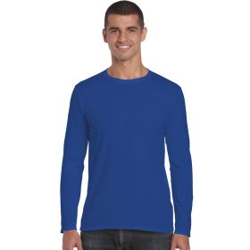   Softstyle hosszú ujjú pamut póló, Gildan GI64400, Royal-2XL