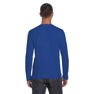   Softstyle hosszú ujjú pamut póló, Gildan GI64400, Royal-2XL