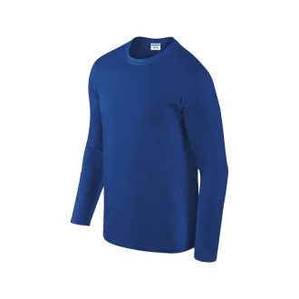   Softstyle hosszú ujjú pamut póló, Gildan GI64400, Royal-2XL