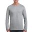 Softstyle hosszú ujjú pamut póló, Gildan GI64400, RS Sport Grey-M