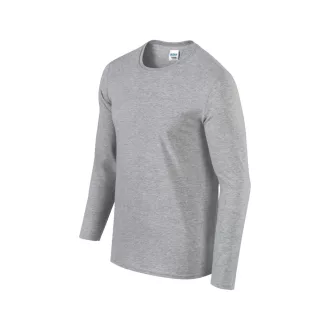   Softstyle hosszú ujjú pamut póló, Gildan GI64400, RS Sport Grey-S