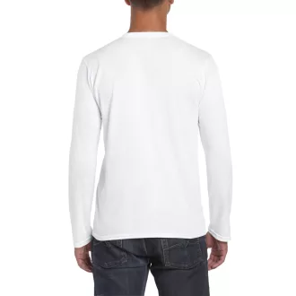   Softstyle hosszú ujjú pamut póló, Gildan GI64400, White-2XL
