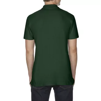   Softstyle dupla piké galléros póló, Gildan GI64800, Forest Green-S
