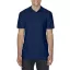 Softstyle dupla piké galléros póló, Gildan GI64800, Navy-S