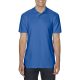 Softstyle dupla piké galléros póló, Gildan GI64800, Royal-4XL
