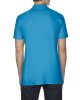 Softstyle dupla piké galléros póló, Gildan GI64800, Sapphire-S