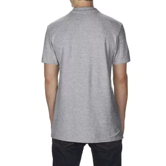   Softstyle dupla piké galléros póló, Gildan GI64800, RS Sport Grey-S