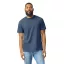 Softstyle körkötött rövid ujjú póló, Gildan GI67000, Navy Mist-2XL