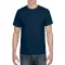 Rövid ujjú kereknyakú unisex póló, Gildan GI8000, Navy-M