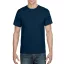Rövid ujjú kereknyakú unisex póló, Gildan GI8000, Navy-M