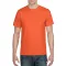 Rövid ujjú kereknyakú unisex póló, Gildan GI8000, Orange-M