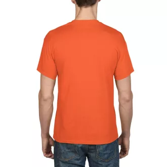   Rövid ujjú kereknyakú unisex póló, Gildan GI8000, Orange-S