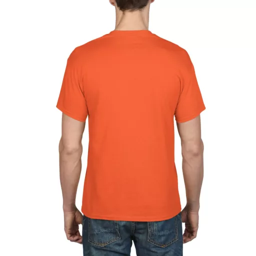 Rövid ujjú kereknyakú unisex póló, Gildan GI8000, Orange-S