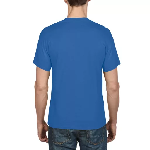 Rövid ujjú kereknyakú unisex póló, Gildan GI8000, Royal-2XL