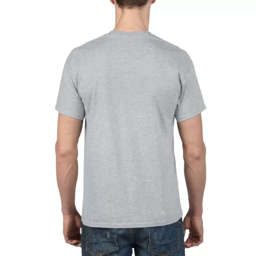 Rövid ujjú kereknyakú unisex póló, Gildan GI8000, Sport Grey-3XL