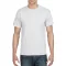 Rövid ujjú kereknyakú unisex póló, Gildan GI8000, White-2XL