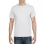 Rövid ujjú kereknyakú unisex póló, Gildan GI8000, White-2XL