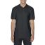 Prémium dupla piké kötésű galléros férfi póló, Gildan GI85800, Black-2XL