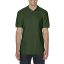 Prémium dupla piké kötésű galléros férfi póló, Gildan GI85800, Forest Green-3XL
