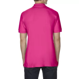   Prémium dupla piké kötésű galléros férfi póló, Gildan GI85800, Heliconia-S