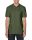 Prémium dupla piké kötésű galléros férfi póló, Gildan GI85800, Military Green-S