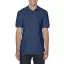 Prémium dupla piké kötésű galléros férfi póló, Gildan GI85800, Navy-2XL