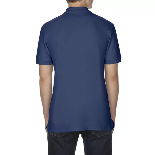 Prémium dupla piké kötésű galléros férfi póló, Gildan GI85800, Navy-3XL