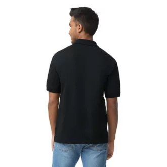   DryBlend rövid ujjú galléros férfi póló, Gildan GI8800, Black-2XL
