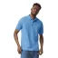 DryBlend rövid ujjú galléros férfi póló, Gildan GI8800, Carolina Blue-S