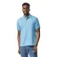 DryBlend rövid ujjú galléros férfi póló, Gildan GI8800, Light Blue-M