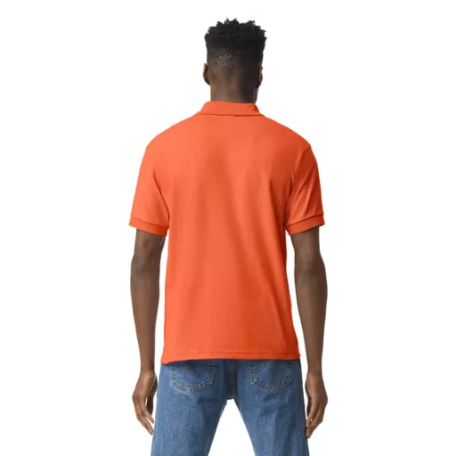 DryBlend rövid ujjú galléros férfi póló, Gildan GI8800, Orange-L